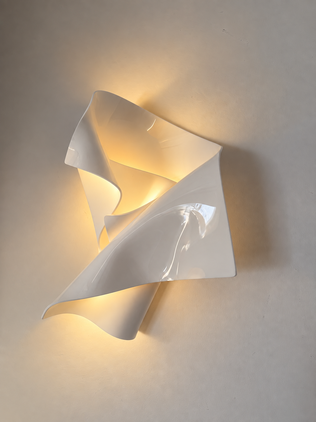 White Wall Sconce