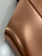 Copper Chrome Geometric Sculpture