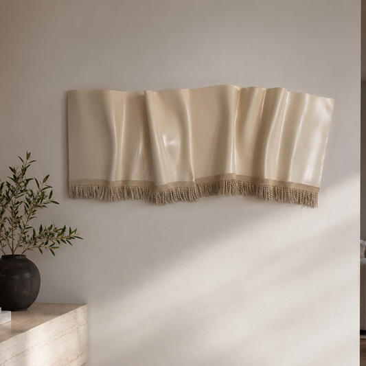 Tassel Vintage Beige Sculpture