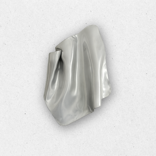 3D Chrome Silver Wall Sculpture