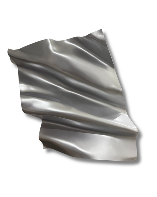 Chrome Matte Silver 3D Wall Sculpture
