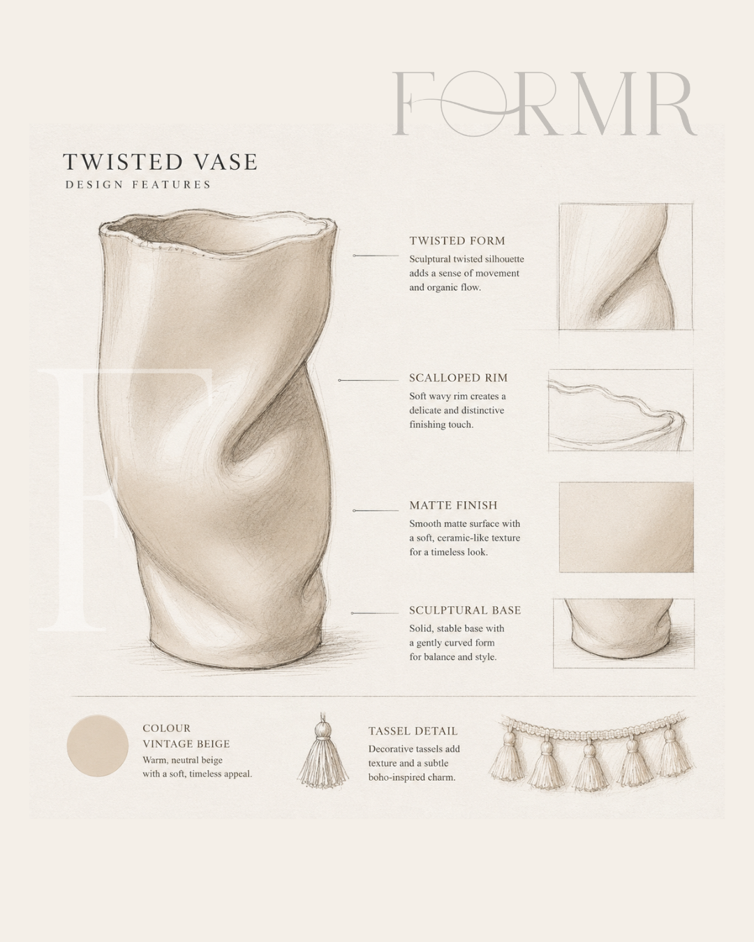 Tassel Vase