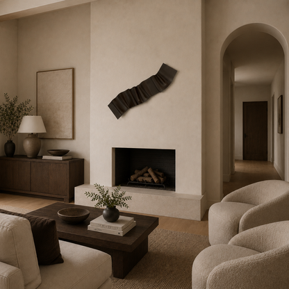 Argunas 3D Wall Sculpture - Deep Brown
