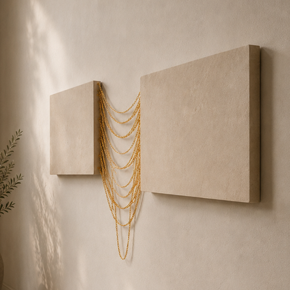 Chained v3 wall sculpture