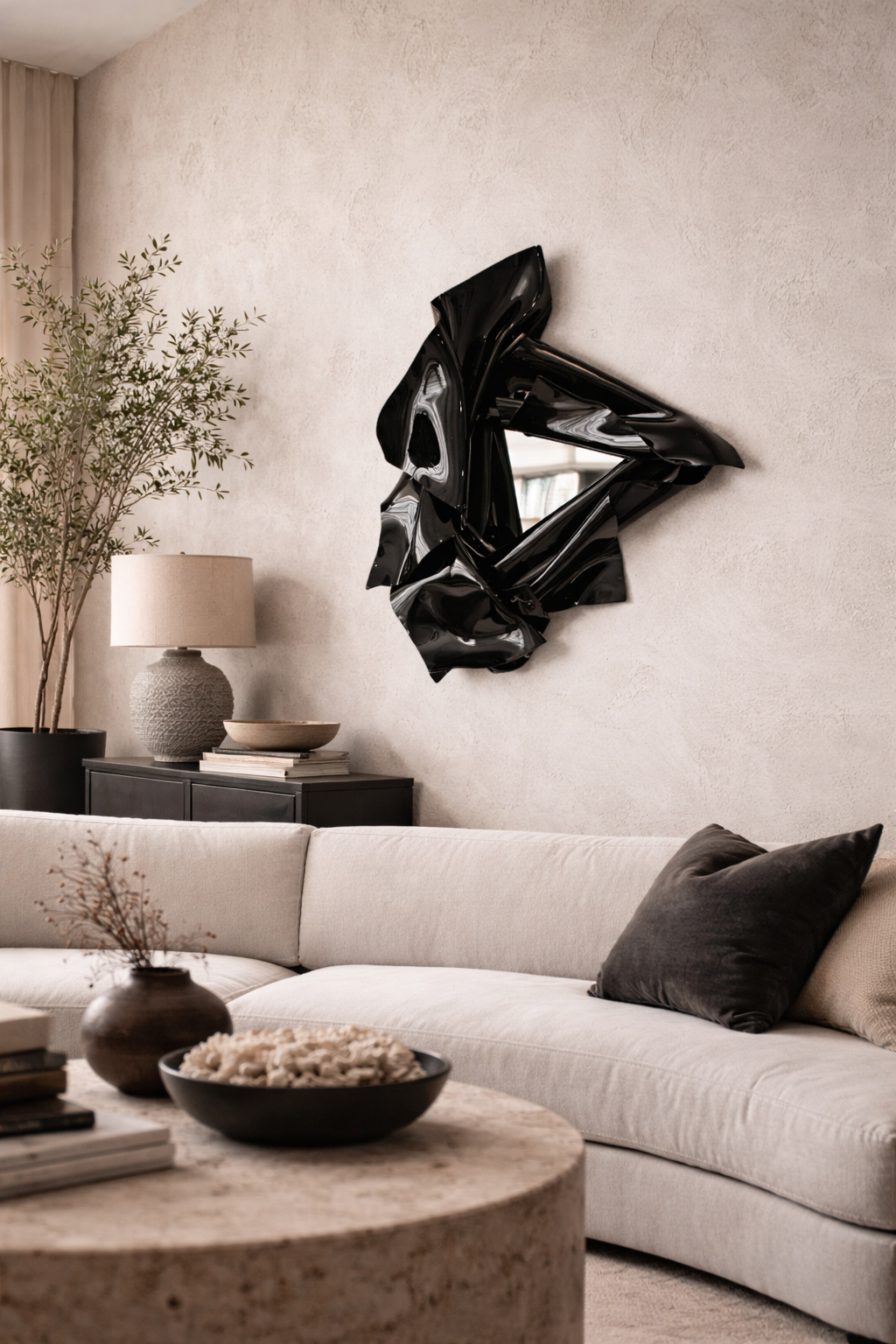 Reflection 3D Wall Mirror Sculpture