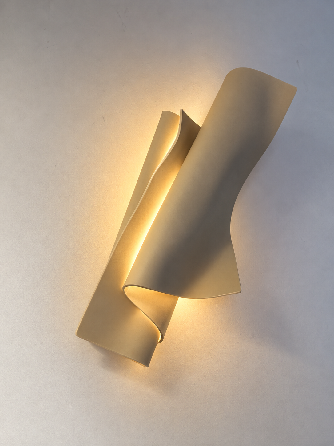 Pastel Greige Wall Sconce