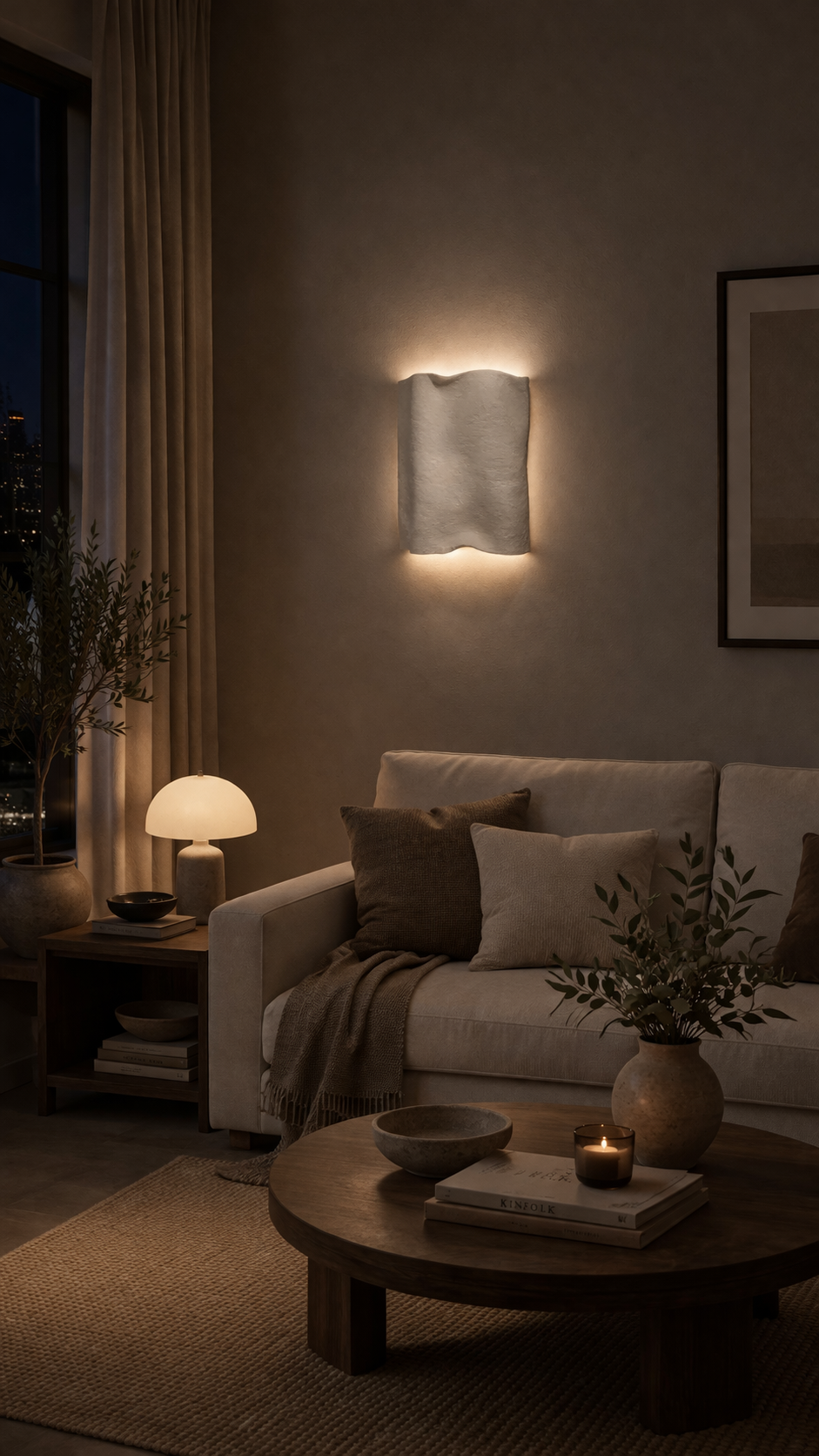 Plaster Wall Pendant