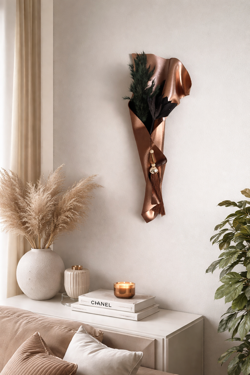 Wall Bouquet Sculpture
