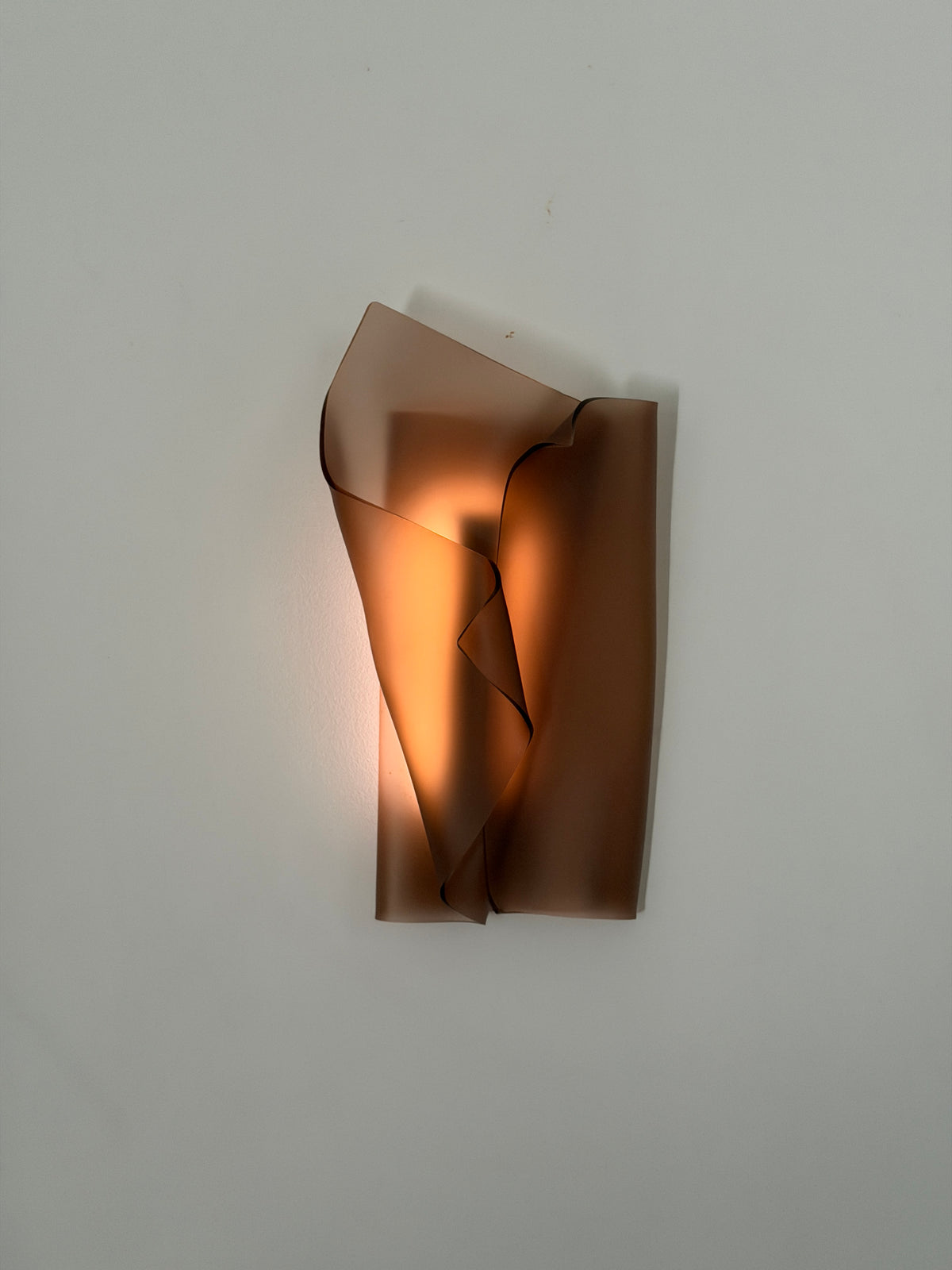 Diffused 3D Wall Sconce - diffused brown