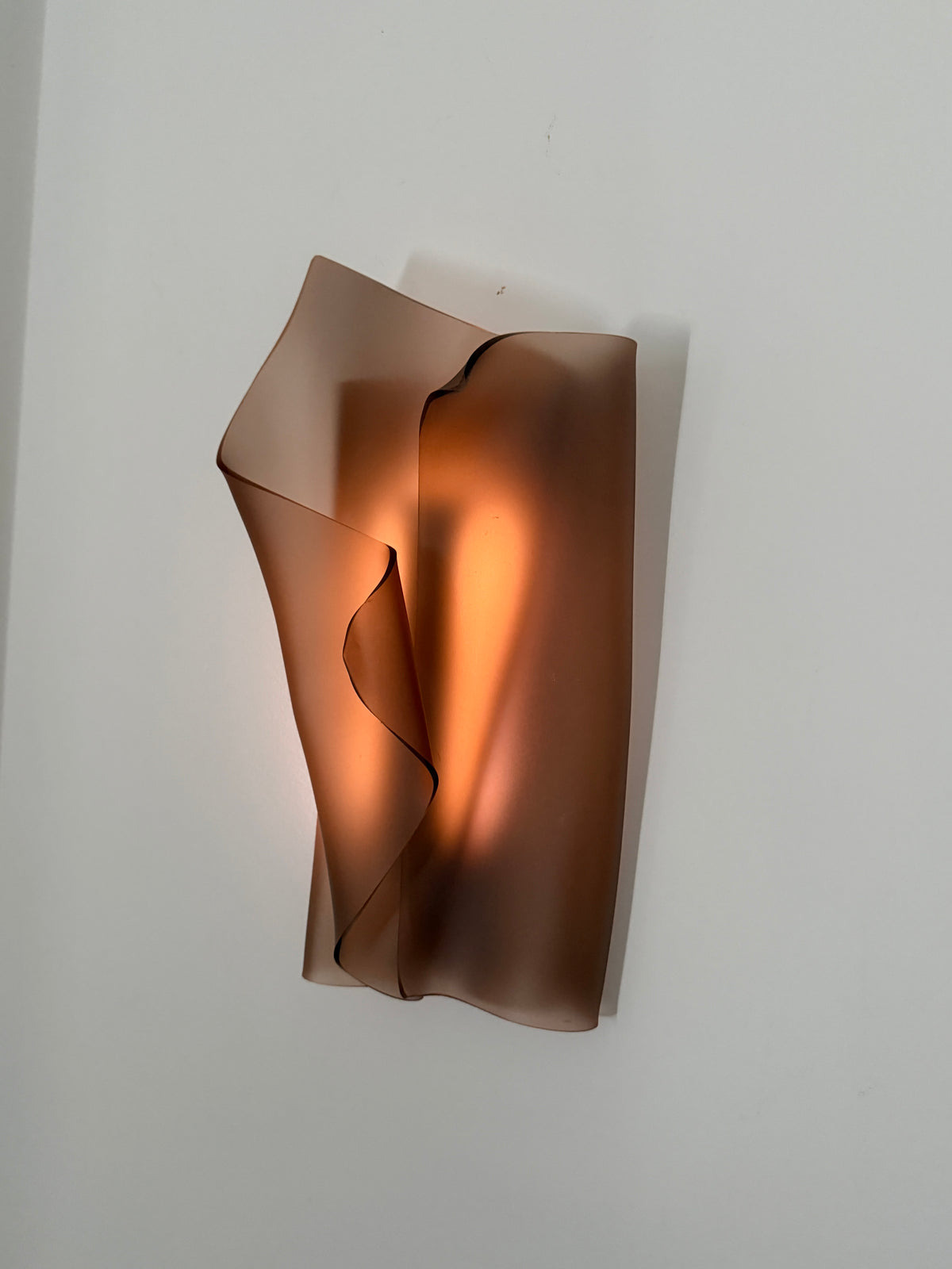 Diffused 3D Wall Sconce - diffused brown