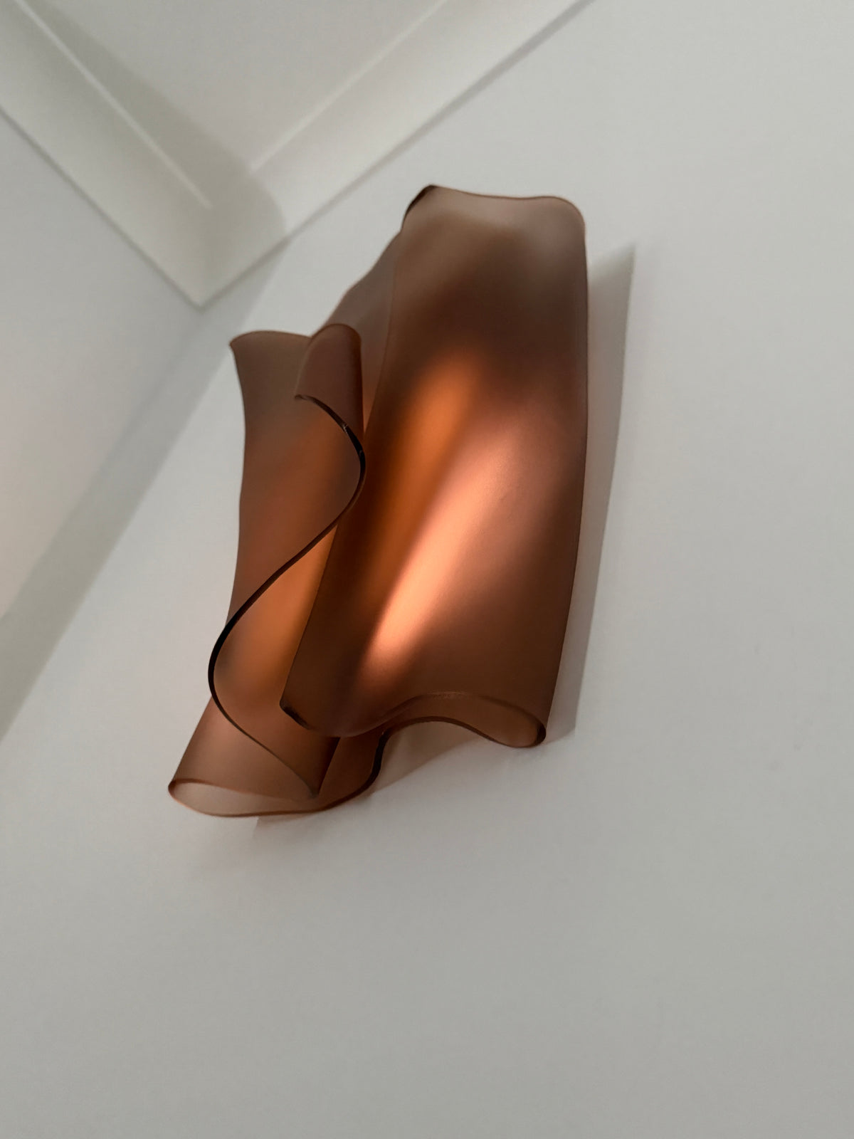 Diffused 3D Wall Sconce - diffused brown