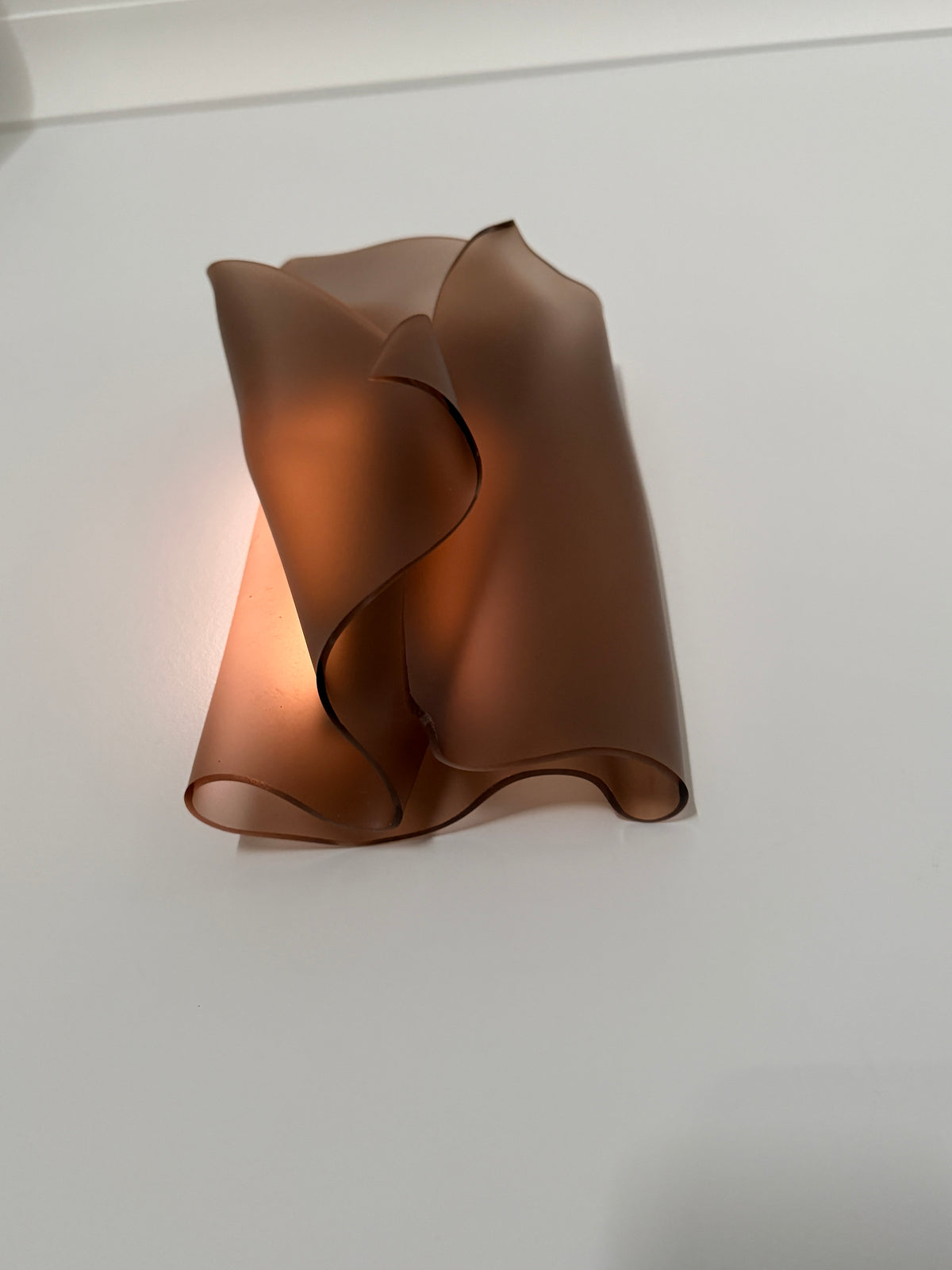 Diffused 3D Wall Sconce - diffused brown