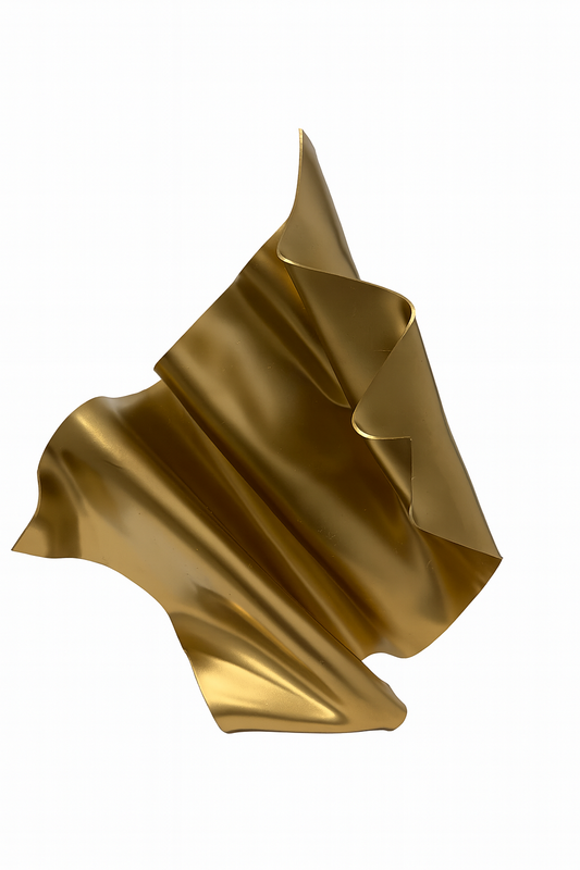 3D Stand Alone Sculptures- Chrome Gold