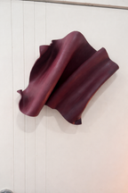 Burgundy Curve Sculpture