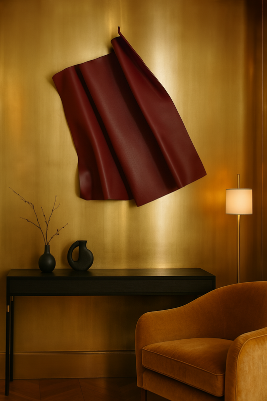 Modern Folded 3D Wall Sculpture