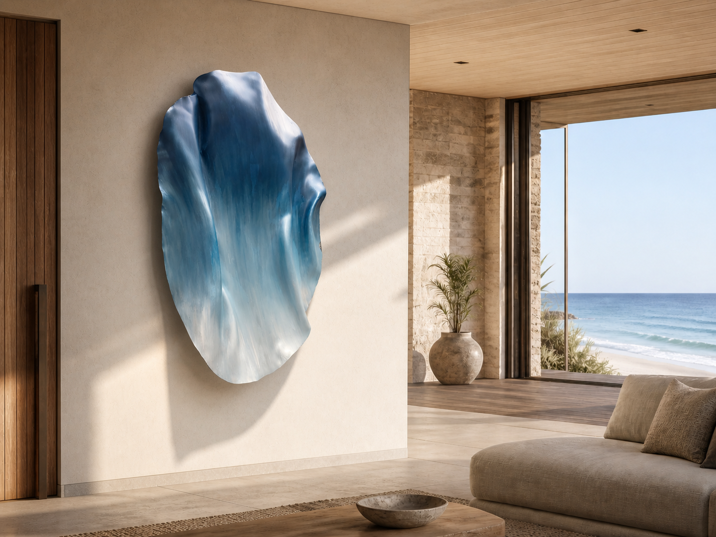 Drift rounded 3D Wall Sculpture