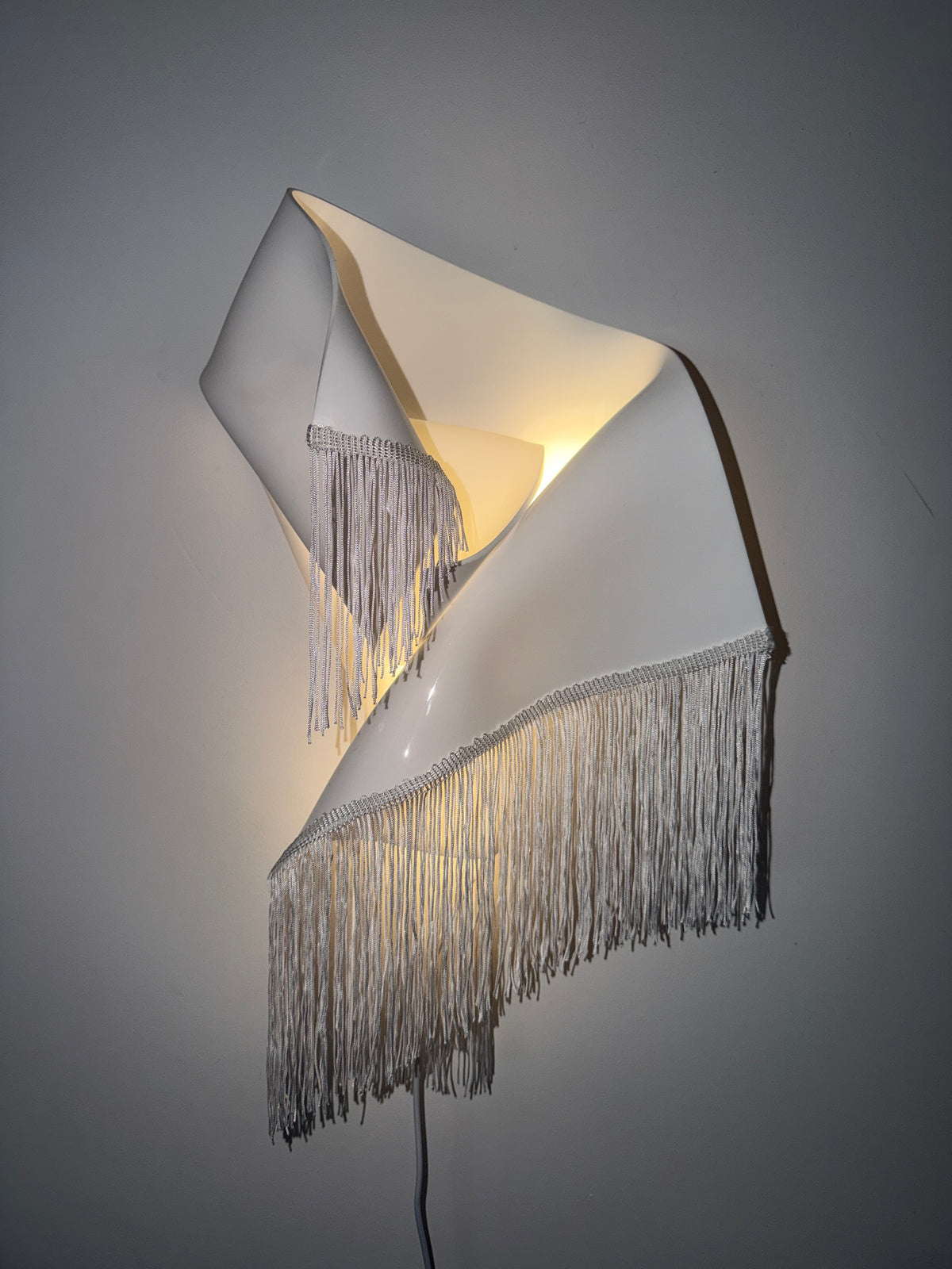 Tassel heart wall sconce