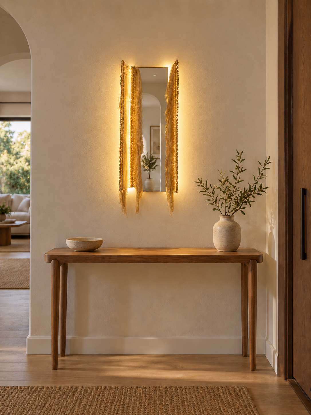 Concept 3D Tassel Mirror Sculpture