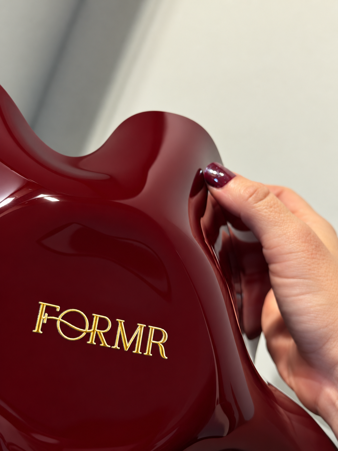 Matte Gloss Burgundy Bowl