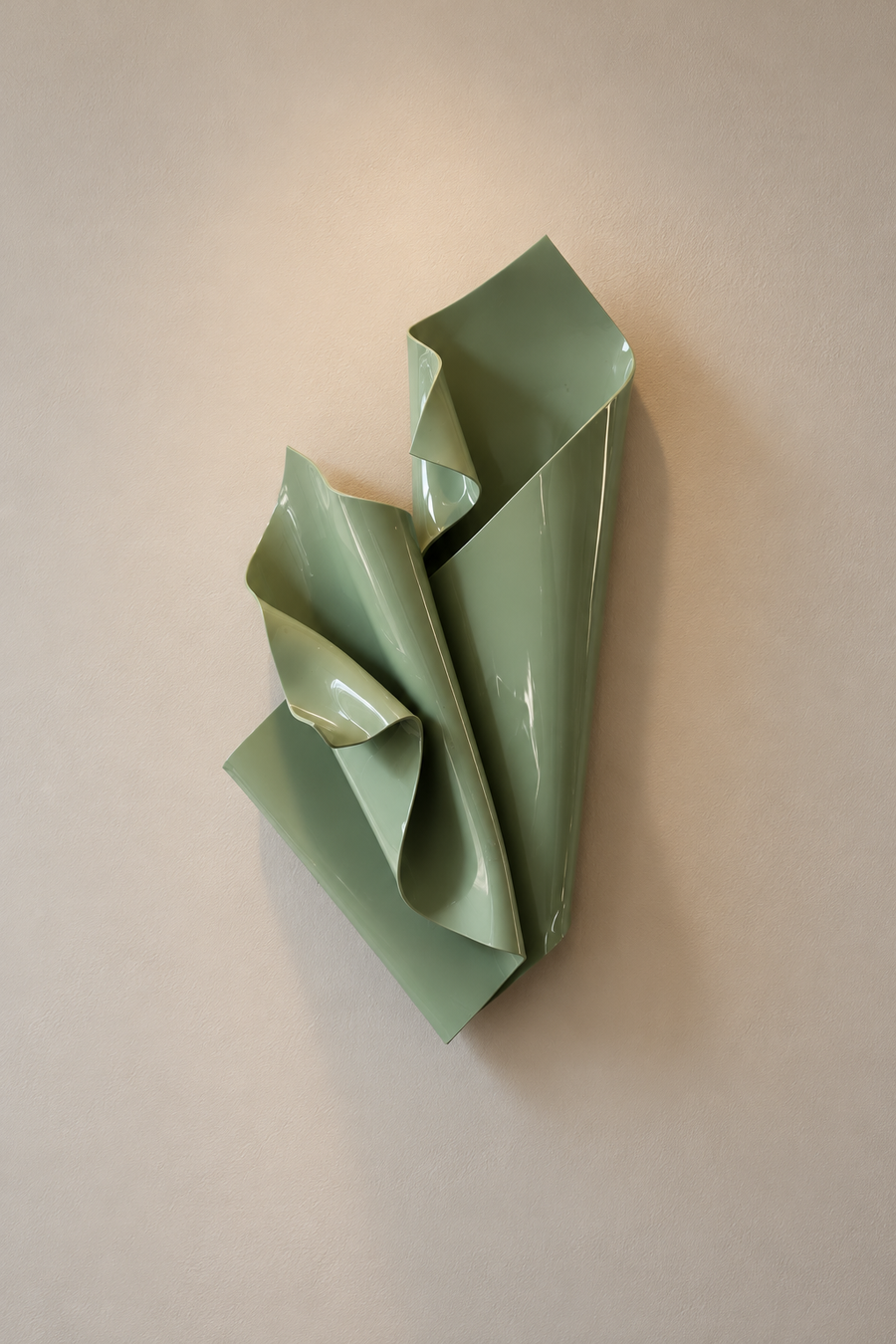Olive heart 3D wall Sculpture