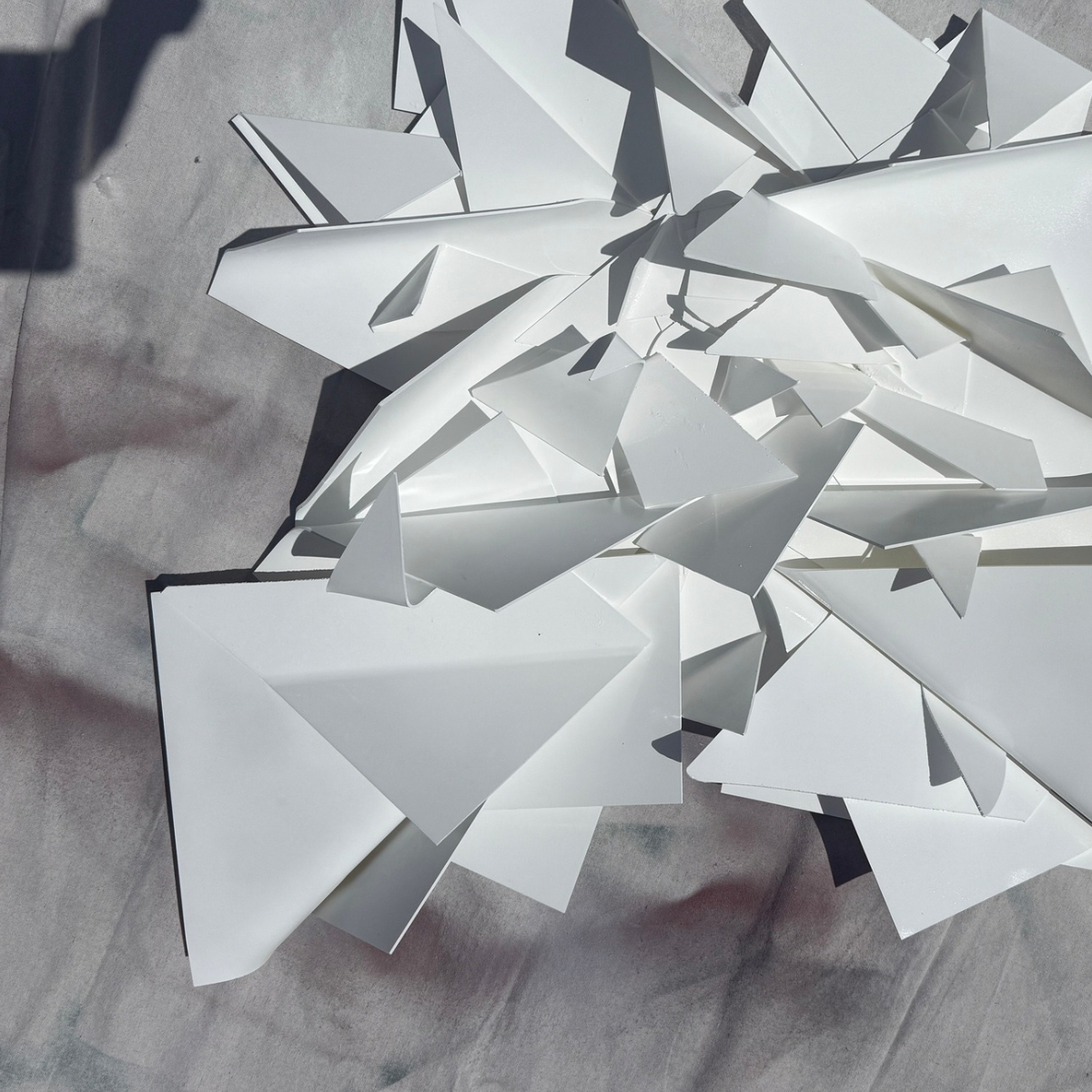 CUSTOM Origami 3D Wall Sculpture - Gloss White