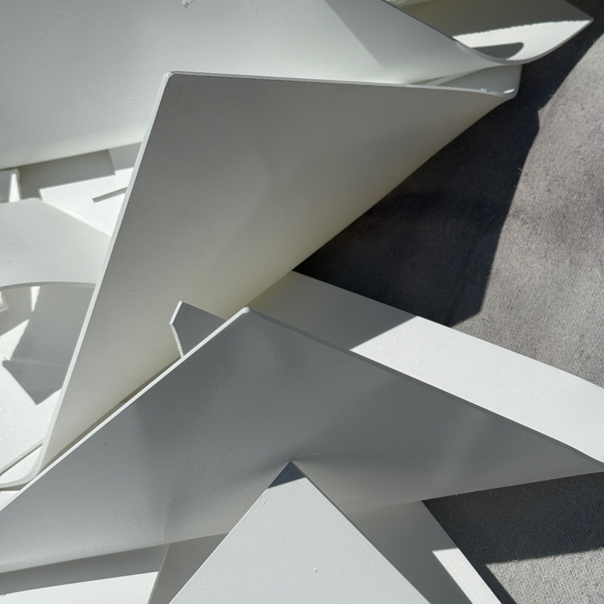 CUSTOM Origami 3D Wall Sculpture - Gloss White