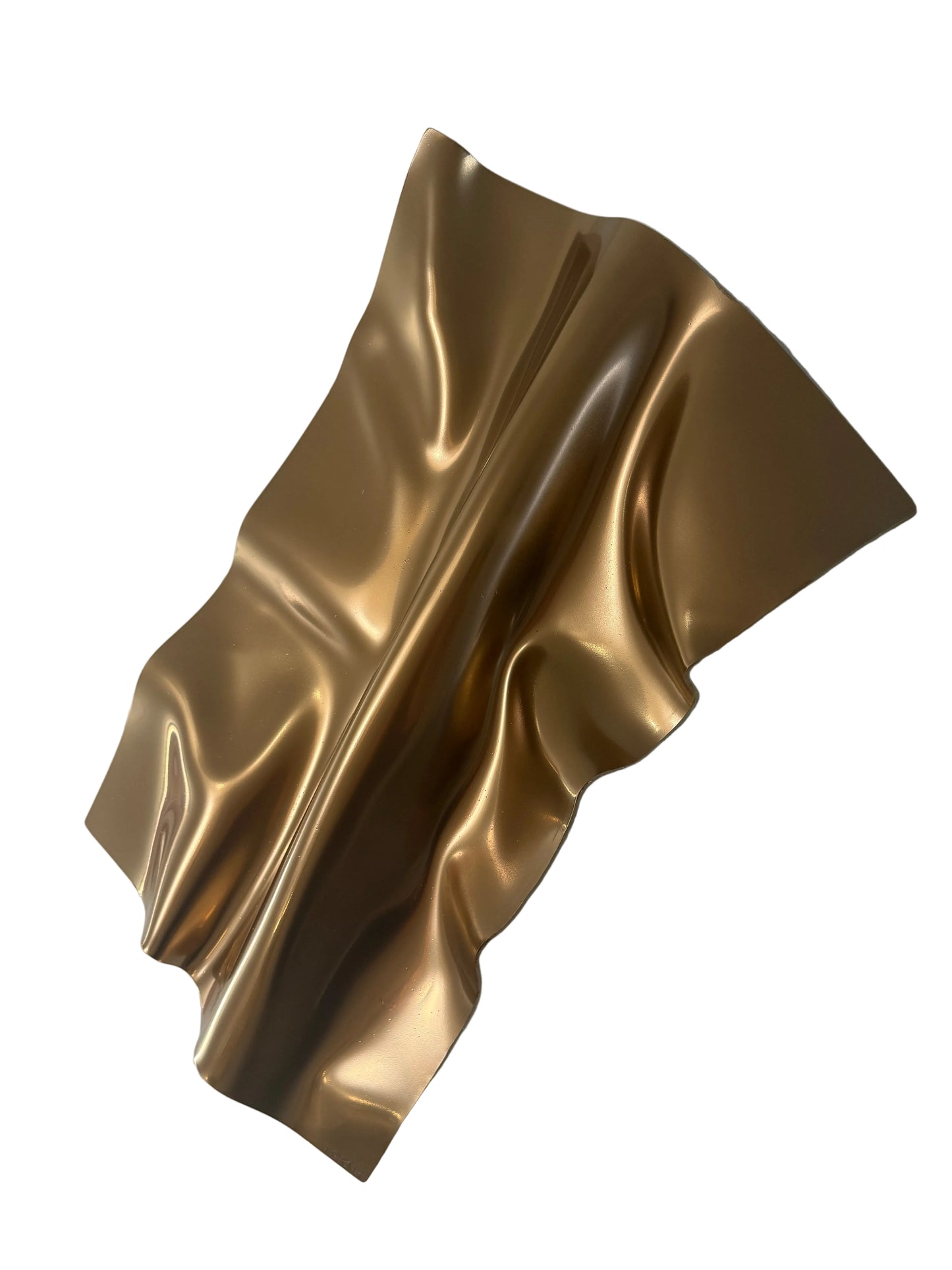 Sarah Chrome Gold Wall Sculpture