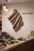 Matte Flow 3D Wall Sculpture