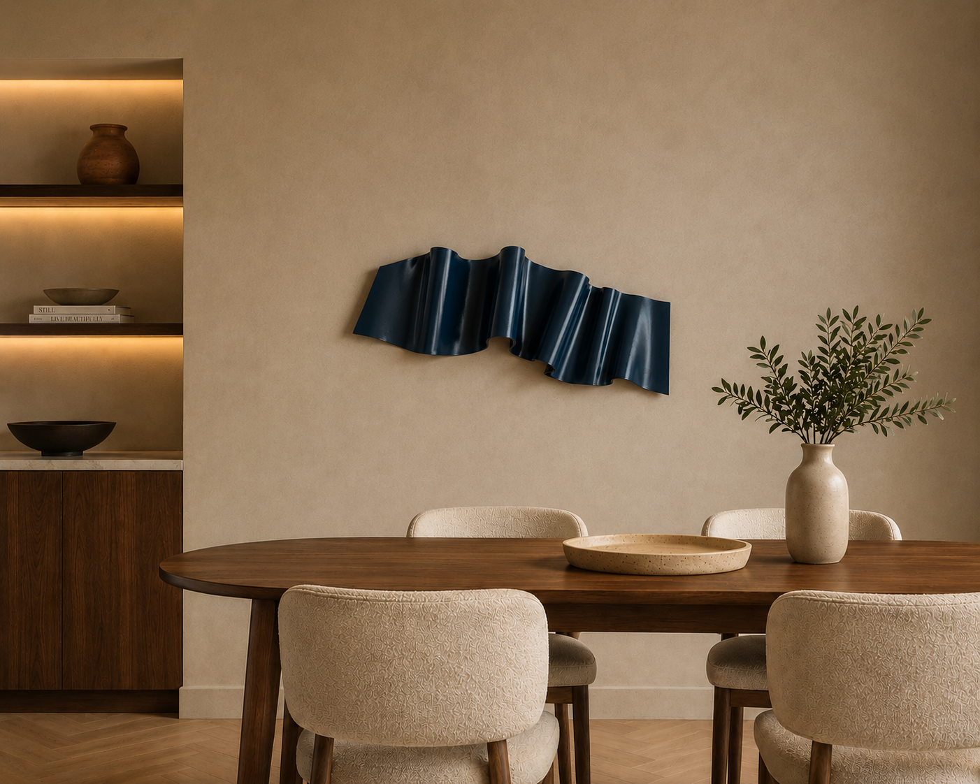 Ribbon 3D wall Sculpture