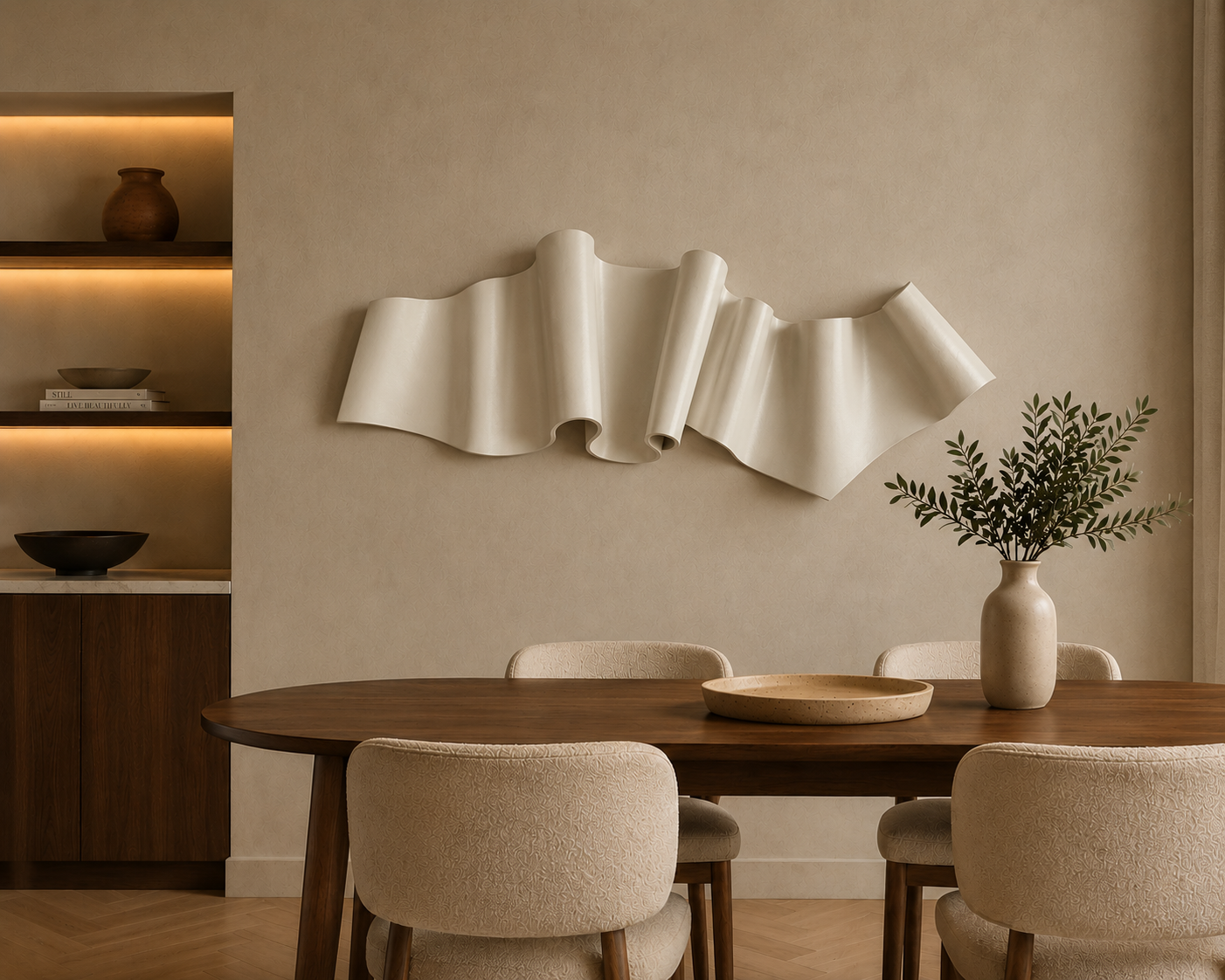 Ribbon 3D wall Sculpture