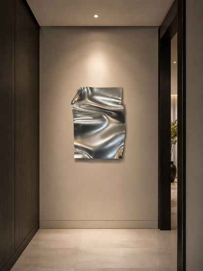 Mirror Chrome 3D Wall Sculpture