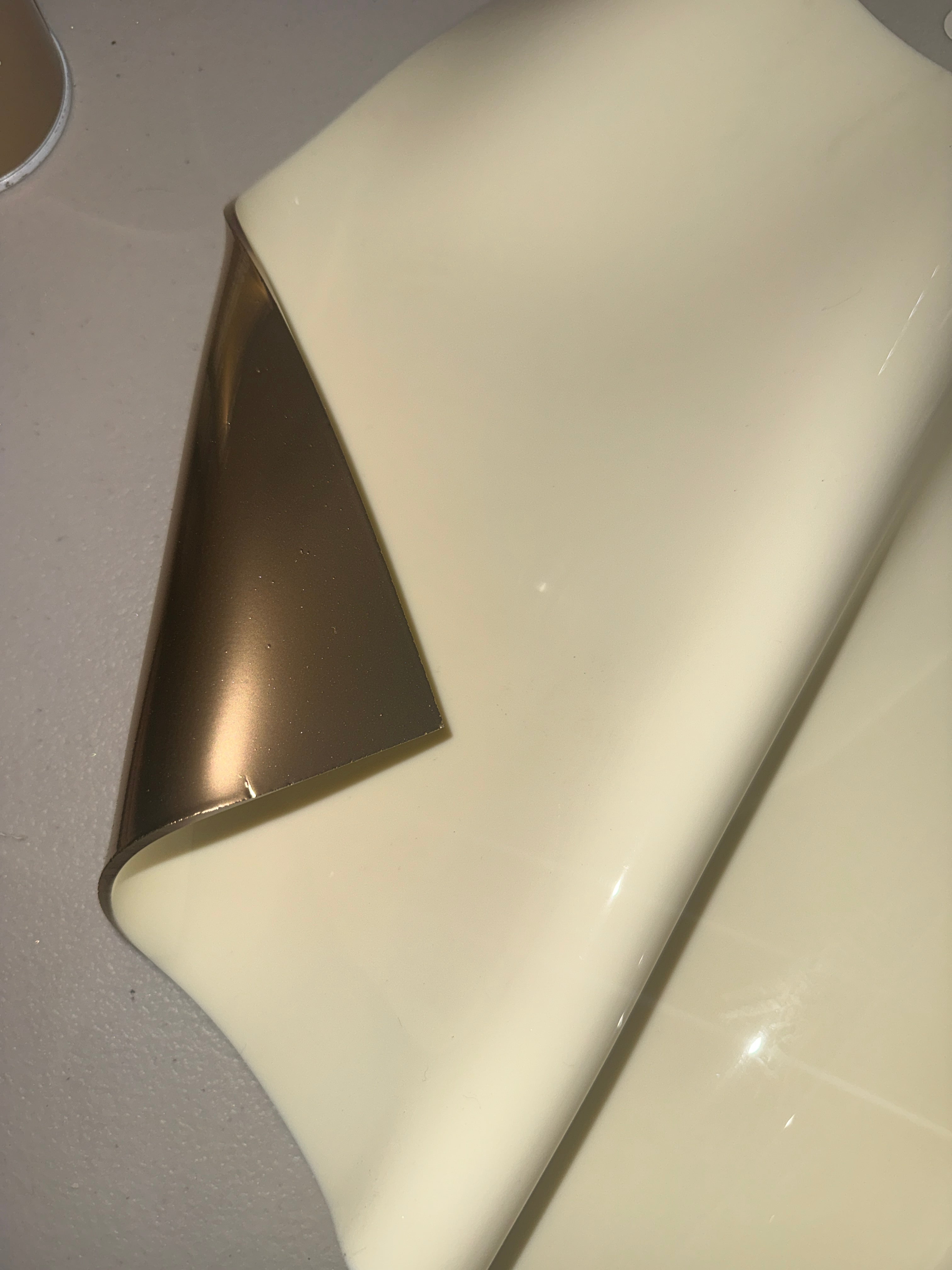 Golden Crème 3D Wall Sculpture