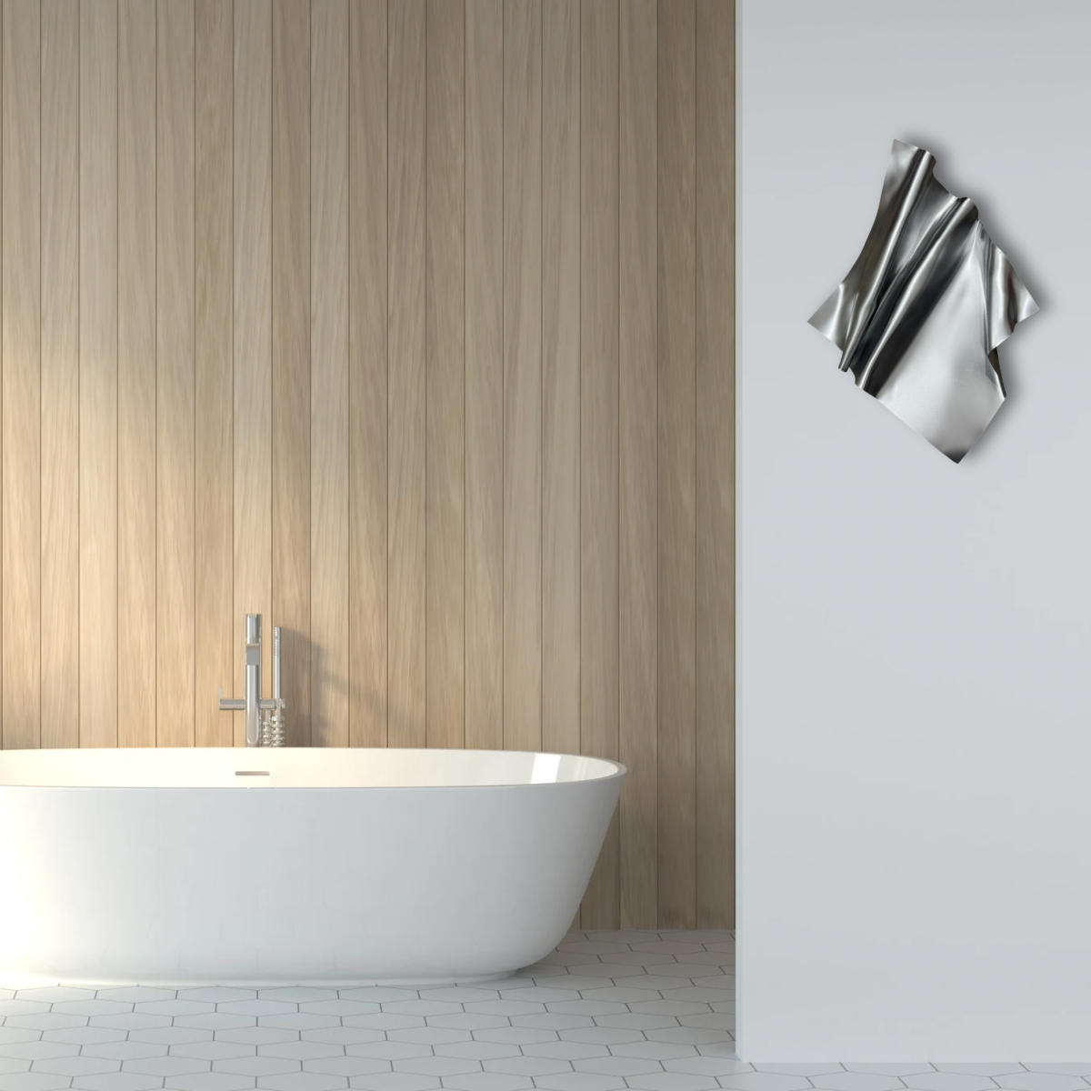 Custom Ashley 3D Curved Wall Sculpture