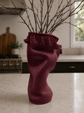 Tassel Vase - Classic Burgundy