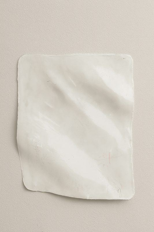 Unfolded Gloss White 3D Wall Sculpture