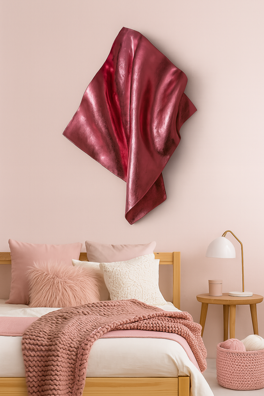 Magenta 3D Wall Sculpture