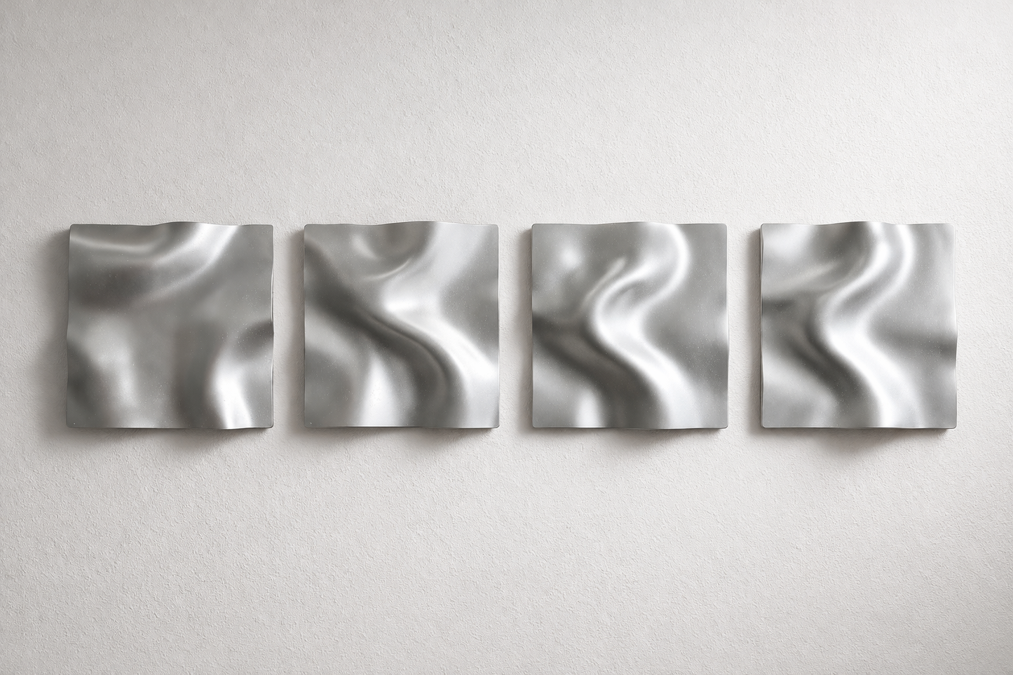 Buildable 3d Wall Tiles (Chrome Speckle)