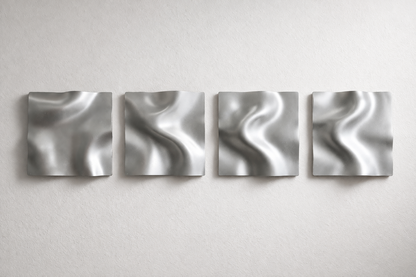 Buildable 3d Wall Tiles (Chrome Speckle)