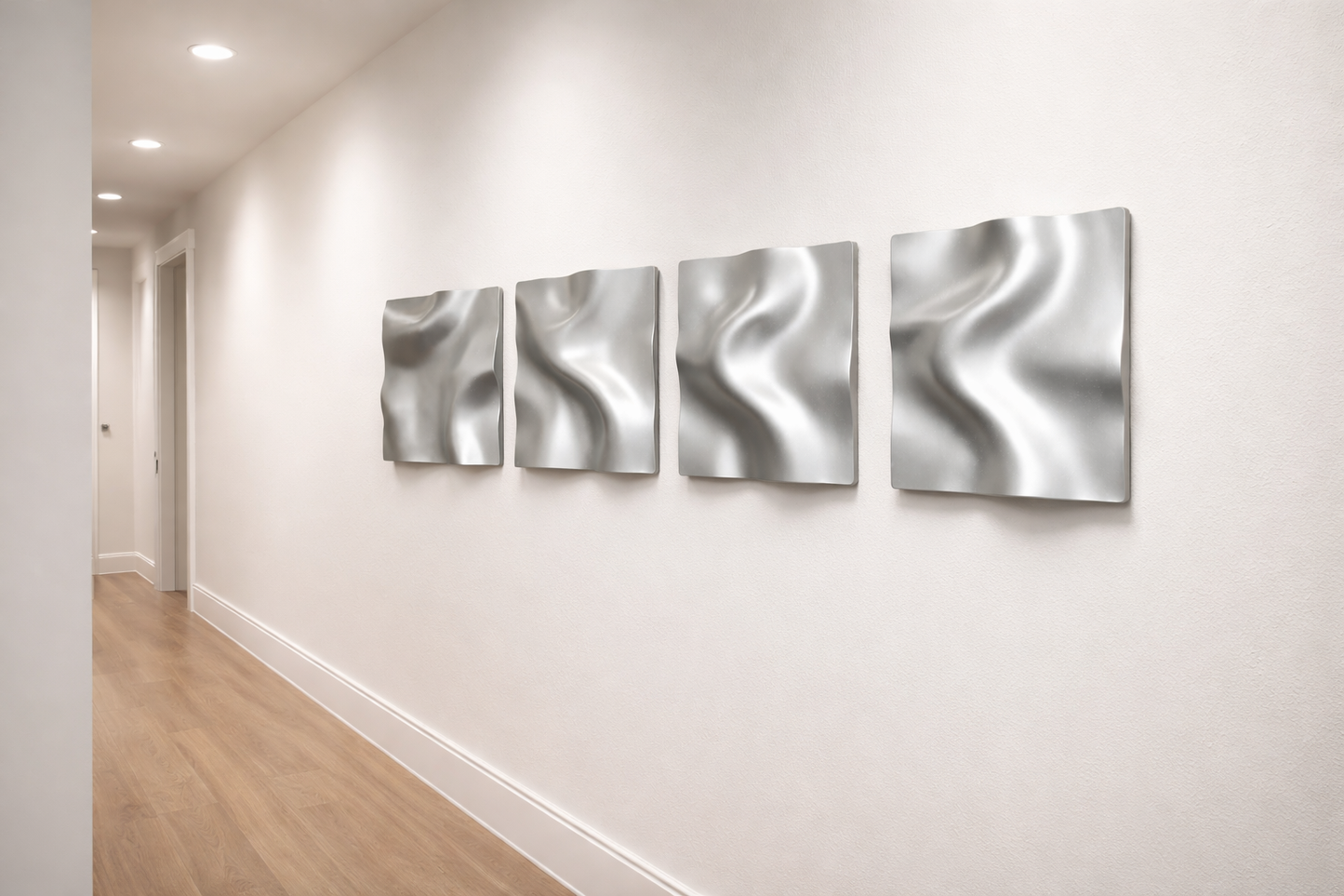 Buildable 3d Wall Tiles (Chrome Speckle)