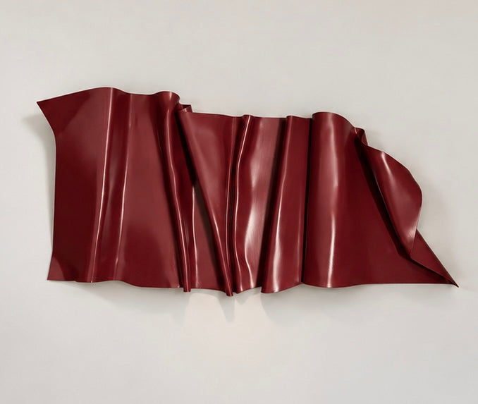 Miley Burgundy 3D Wall Sculpture