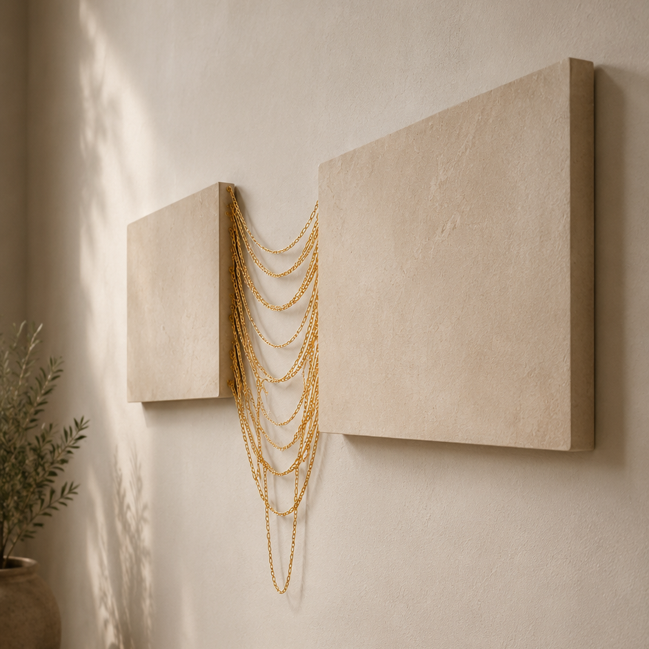 Chained v3 wall sculpture