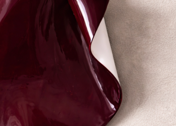 Burgundy Curve Sculpture (Gloss)
