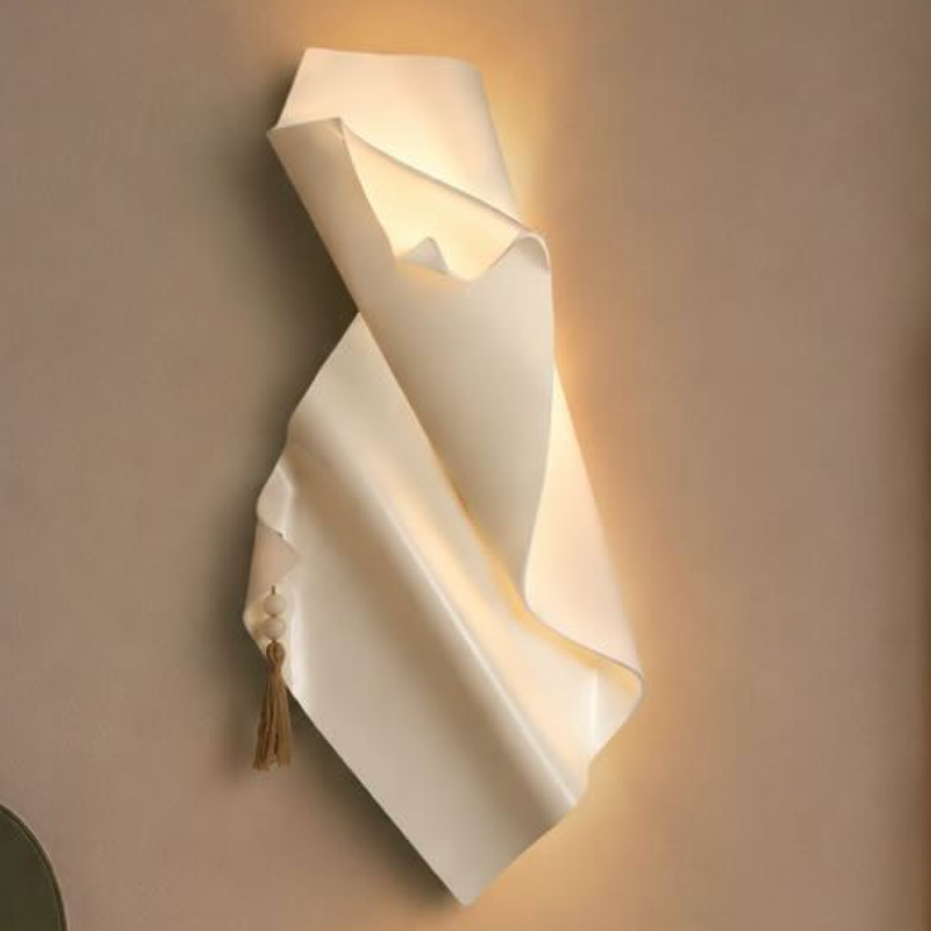Tassel Beige Wall Sculpture