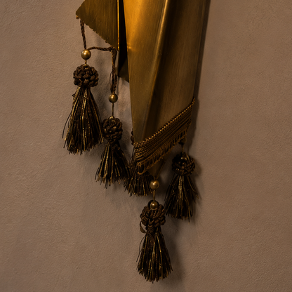 Tassel Golden Sconce