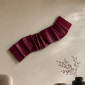 Argunas 3D Wall Sculpture - Deep Burgundy