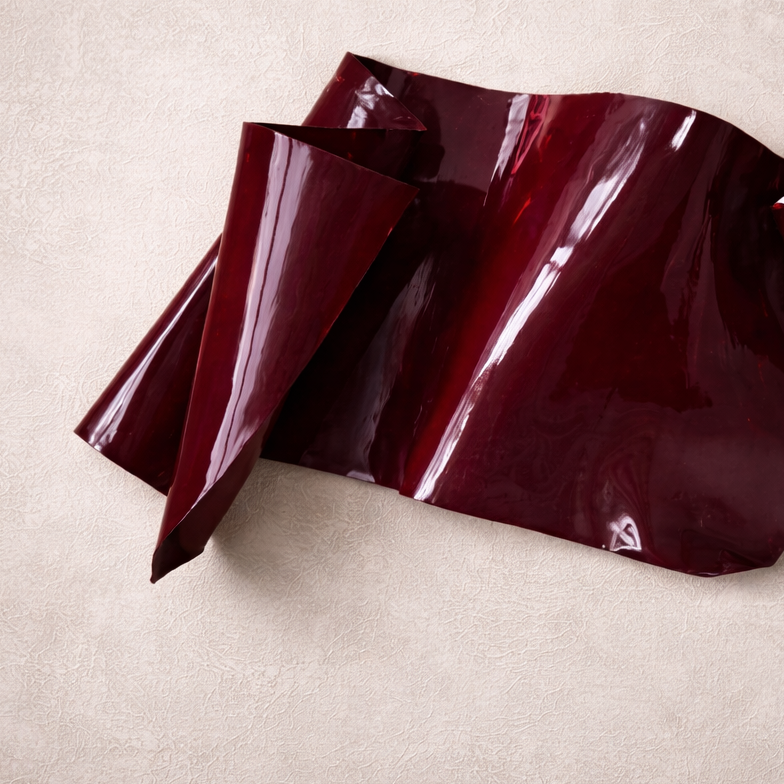 Burgundy Curve Sculpture (Gloss)
