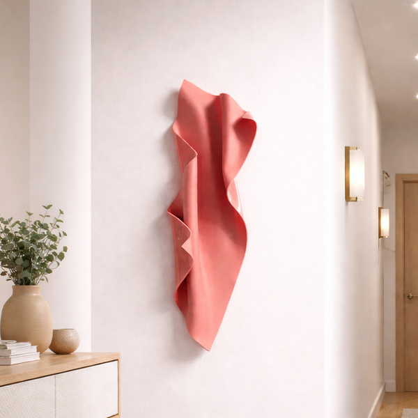 Dusty Rose 3D Wall Sculpture