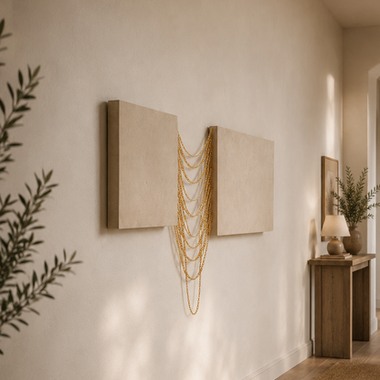Chained v3 wall sculpture