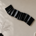 Argunas 3D Wall Sculpture - Gloss Black