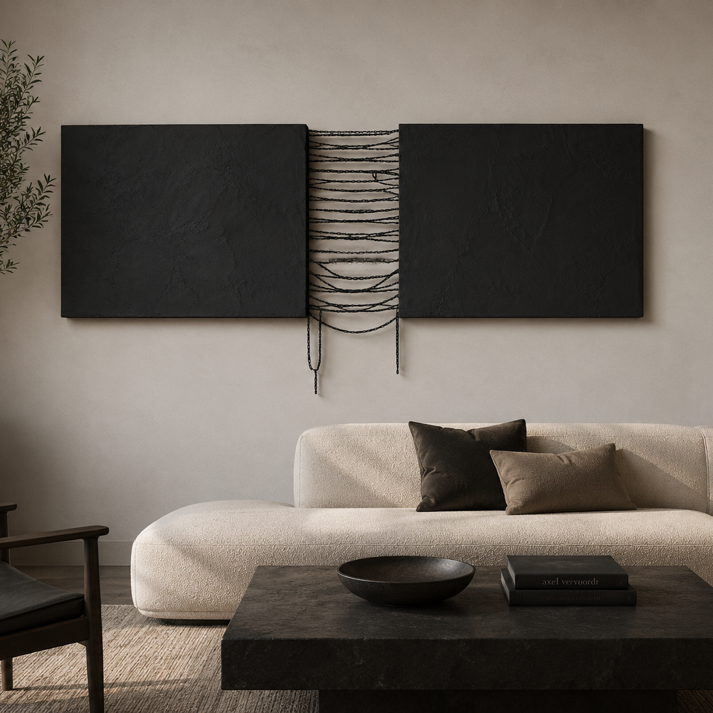 Chained v4 wall sculpture